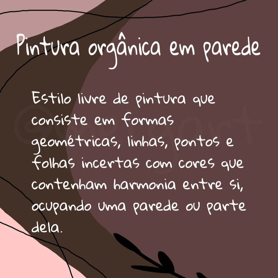 Pintura orgânica de folhas vibrantes