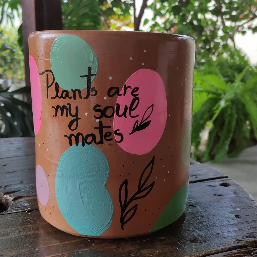 Vaso com lettering